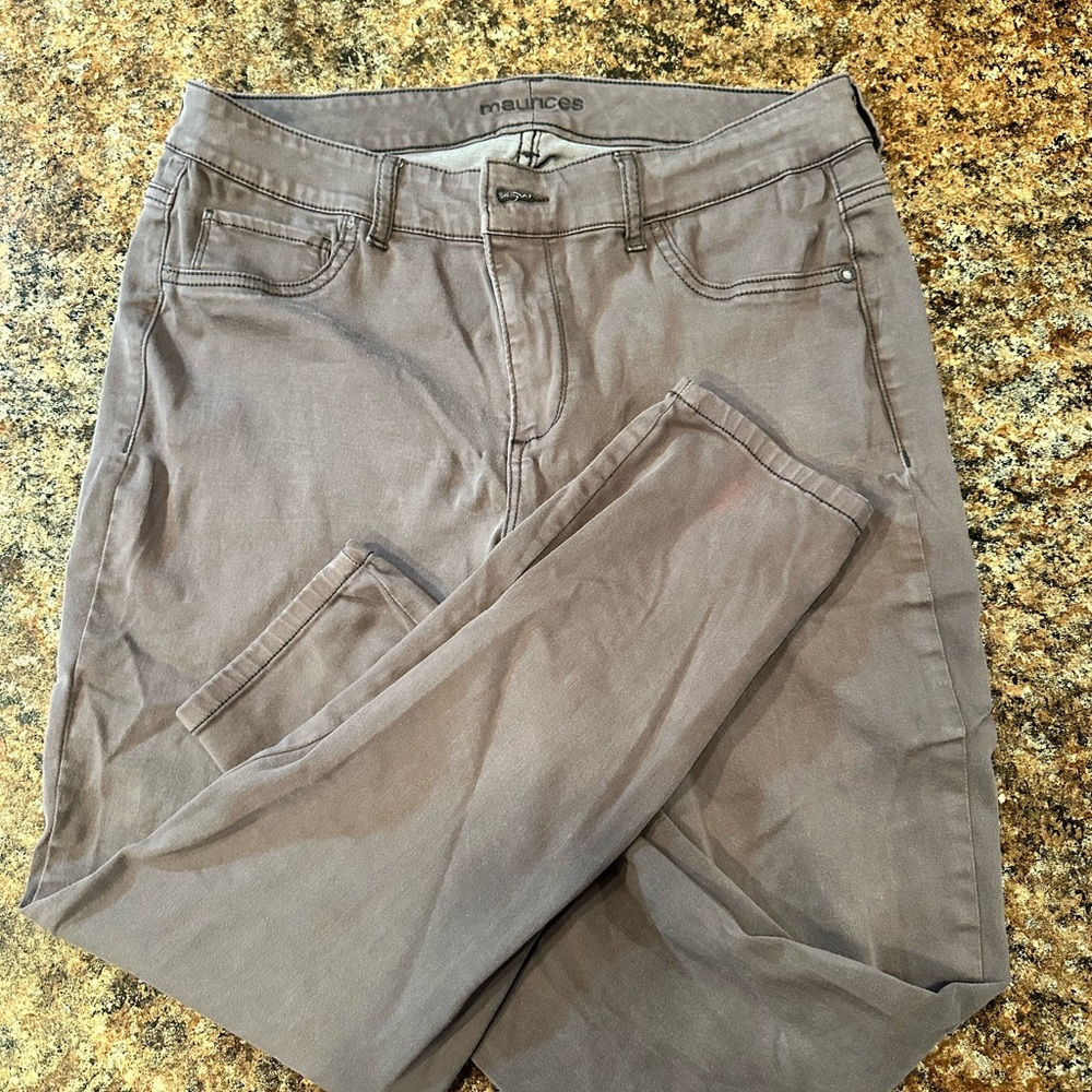 Maurices Gray Skinny Jeans Versatile Style